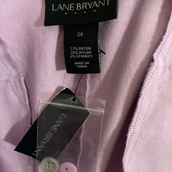 Lilac colored Lane Bryant Ankle Pants Plus size - Picture 6 of 11